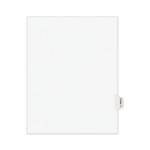 Avery Individual Legal Exhibit Dividers - Avery Style - 1 Printed Tab(s) - Character - R - 8.5" Divider Width x 11" Divider Length Product Image 