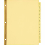 Avery Laminated Dividers - Gold Reinforced - 12 x Divider(s) - Printed Tab(s) - Month - January-December Product Image 