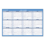 AT-A-GLANCE Horizontal Reversible/Erasable Wall Planner, 36 x 24, White/Blue Sheets, 12-Month (Jan to Dec): 2026 Product Image 