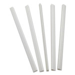 C-Line Slide 'N Grip Binding Bars, 40-Sheet Capacity, 11 x 0.25, White, 100/Box Product Image 
