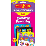 Trend Colorful Favorites Stinky Stickers Pack - Self-adhesive - Acid-free, Non-toxic, Photo-safe - Assorted Product Image 