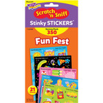 Trend Fun Fest Stinky Stickers Variety Pack - Treat, Birthday, Movie, Picnic, Water Play, School's In Theme/Subject - Scented, Acid-free, Non-toxic - Multicolor Product Image 