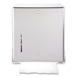 San Jamar True Fold C-Fold/Multifold Paper Towel Dispenser, 11.63 x 5 x 14.5, Chrome Product Image 