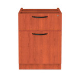 Alera Valencia Series Hanging Pedestal File, Left/Right, 2-Drawer: Box/File, Legal/Letter, Cherry, 15.63 x 20.5 x 19.25 Product Image 