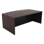 Alera Valencia Series Bow Front Desk Shell, 71" x 41.38" x 29.63", Espresso Product Image 