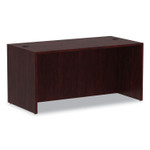 Alera Valencia Series Straight Front Desk Shell, 59.13" x 29.5" x 29.63", Mahogany Product Image 
