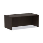 Alera Valencia Series Straight Front Desk Shell, 71" x 35.5" x 29.63", Espresso Product Image 
