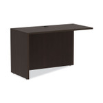 Alera Valencia Series Reversible Return/Bridge Shell, 47.25w x 23.63d x 29.5h, Espresso Product Image 