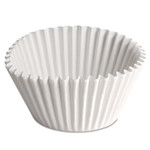 Hoffmaster Fluted Bake Cups, 2.25 Diameter x 1.88 h, White, Paper, 500/Pack, 20 Packs/Carton (HFM610070) View Product Image