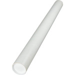White Mailing Tubes, 36" Long, 3" Diameter, White, 25/carton (QUA46020) Product Image 