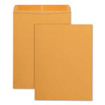 Quality Park Catalog Envelope, 28 lb Bond Weight Kraft, #13 1/2, Square Flap, Gummed Closure, 10 x 13, Brown Kraft, 250/Box QUA41665 Product Image 