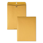 Quality Park Park Ridge Kraft Clasp Envelope, #97, Square Flap, Clasp/Gummed Closure, 10 x 13, Brown Kraft, 100/Box Product Image 