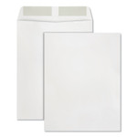 Quality Park Catalog Envelope, 24 lb Bond Weight Paper, #13 1/2, Square Flap, Gummed Closure, 10 x 13, White, 250/Box QUA41688 Product Image 