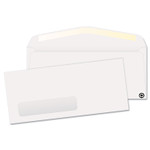 Quality Park Address-Window Envelope, Lower Left, #10, Commercial Flap, Gummed Closure, 4.13 x 9.5, White, 500/Box Product Image 
