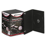 Innovera Standard DVD Case, Black, 10/Pack Product Image 