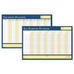 House of Doolittle 100% Recycled All-Purpose/Vacation Planner, 12-Month Planning/Scheduling Calendar, 36" x 24", Multicolor Surface Product Image 