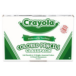 Crayola Color Pencil Classpack Set with (240) Pencils and (12) Pencil Sharpeners, 3.3 mm, 2B, Assorted Lead and Barrel Colors, 240/BX Product Image 