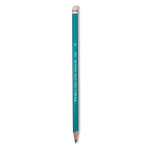 Prismacolor Turquoise Drawing Pencil, 2 mm, 4B, Black Lead, Turquoise Barrel, Dozen Product Image 