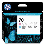 HP 70, (C9405A) Light Cyan/Light Magenta Printhead Product Image 