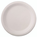 Chinet Classic Paper Dinnerware, Plate, 9.75" dia, White, 125/Pack, 4 Packs/Carton Product Image 