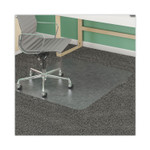 deflecto SuperMat Frequent Use Chair Mat, Med Pile Carpet, Roll, 45 x 53, Rectangular, Clear Product Image 