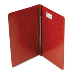 ACCO PRESSTEX Report Cover with Tyvek Reinforced Hinge, Side Bound, Two-Piece Prong Fastener, 3" Capacity, 14 x 8.5, Red/Red Product Image 