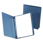 Oxford PressLock Report Cover, Two-Prong Fastener, 3" Capacity, 8.5 x 11, Dark Blue/Dark Blue, 25/Box Product Image 