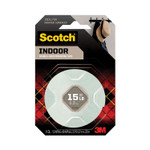 Scotch Permanent High-Density Foam Mounting Tape, Double-Sided, Holds Up to 15 lbs, 0.5" x 80", White Product Image 