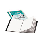 Cardinal ShowFile Display Book with Custom Cover Pocket, 12 Letter-Size Sleeves, Black Product Image 