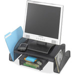 Safco Onyx Mesh Display Stand - 75 lb Load Capacity - Steel - Black - (SAF2159BL) Product Image 