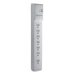 Belkin Home/Office Surge Protector, 7 AC Outlets, 12 ft Cord, 2,160 J, White Product Image 