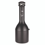 Rubbermaid Commercial Infinity Traditional Smoking Receptacle, 4.1 gal, 13 dia x 39h High, Black Product Image 