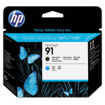 HP 91, (C9460A) Cyan/Matte Black Printhead Product Image 