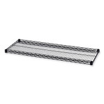 Alera Industrial Wire Shelving Extra Wire Shelves, 48w x 18d, Black, 2 Shelves/Carton Product Image 