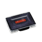 Trodat T5460 Professional Replacement Ink Pad for Trodat Custom Self-Inking Stamps, 1.38" x 2.38", Blue/Red Product Image 