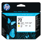 HP 72, (C9384A) Matte Black/Yellow Printhead Product Image 