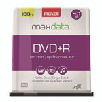 Maxell DVD+R High-Speed Recordable Disc, 4.7 GB, 16x, Spindle, Silver, 100/Pack Product Image 