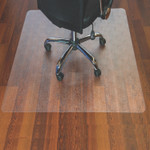 Floortex Cleartex Ultimat Polycarbonate Chair Mat for Hard Floors, 48" w x 53" l, Clear Product Image 
