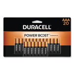 Duracell Power Boost CopperTop Alkaline AAA Batteries, 20/Pack Product Image 
