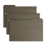 Smead FasTab Hanging Folders, Legal Size, 1/3-Cut Tabs, Standard Green, 20/Box Product Image 