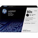 HP 80X (CF280XD) Original High Yield Laser Toner Cartridge - Dual Pack - Black - 2 / Carton Product Image 