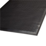 Guardian Clean Step Outdoor Rubber Scraper Mat, Polypropylene, 36 x 60, Black Product Image 