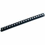 Fellowes Plastic Binding Combs - Navy, 3/8" Diameter - 0.4" Height - 0.37" Maximum Capacity - 55 x Sheet Capacity - For Letter 8 1/2" x 11" Sheet Product Image 