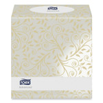 Tork Advanced Facial Tissue, 2-Ply, White, Cube Box, 94 Sheets/Box, 36 Boxes/Carton Product Image 