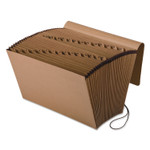 Pendaflex Kraft Indexed Expanding File, 31 Sections, Elastic Cord Closure, 1/15-Cut Tabs, Legal Size, Brown Product Image 