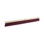 Boardwalk Floor Brush Head, 3.25" Maroon Stiff Polypropylene Bristles, 36" Brush Product Image 