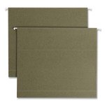 Smead Box Bottom Hanging File Folders, 2" Capacity, Letter Size, Standard Green, 25/Box Product Image 