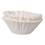 BUNN Commercial Coffee Filters, 6 gal Urn Style, Flat Bottom, 25/Cluster, 10 Clusters/Pack Product Image 