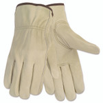 MCR Safety Economy Leather Driver Gloves, Large, Beige, Pair Product Image 