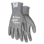 MCR Safety Ninja Force Polyurethane Coated Gloves, Large, Gray, Pair Product Image 